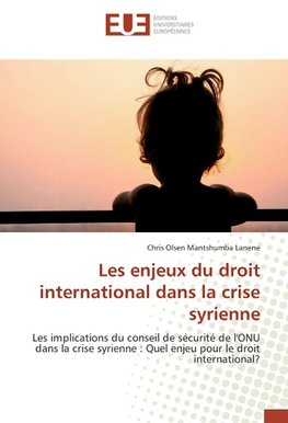 Les enjeux du droit international dans la crise syrienne