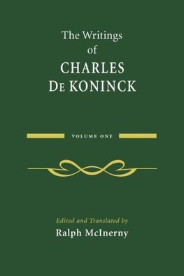 The Writings of Charles De Koninck