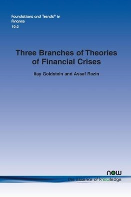 Three Branches of Theories of Financial Crises