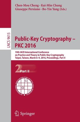 Public-Key Cryptography - PKC 2016