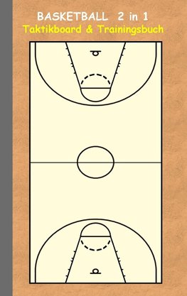 Basketball 2 in 1 Taktikboard und Trainingsbuch