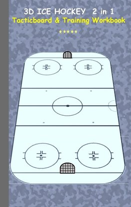 3D Ice Hockey 2 in 1 Tacticboard and Training Book