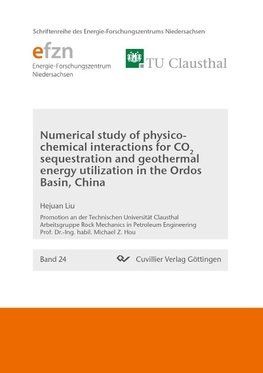 Numerical study of physico- chemical interactions for CO2 sequestration and geothermal energy utilization in the Ordos Basin, China