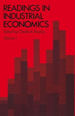 Readings in Industrial Economics