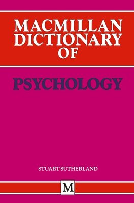 Macmillan Dictionary of Psychology