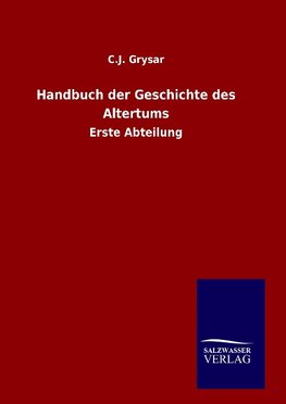 Handbuch der Geschichte des Altertums