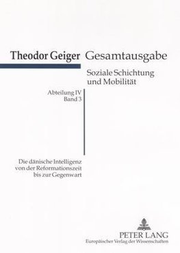 Die dänische Intelligenz von der Reformationszeit bis zur Gegenwart