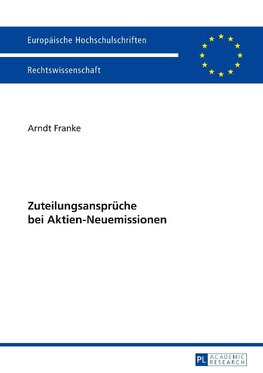 Zuteilungsansprüche bei Aktien-Neuemissionen