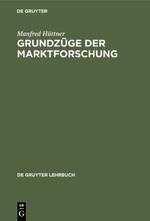 Grundzüge der Marktforschung