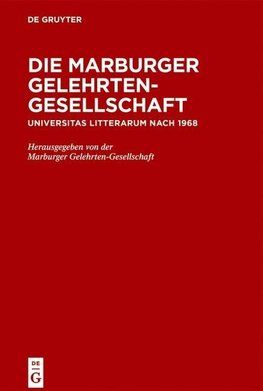 Die Marburger Gelehrten-Gesellschaft