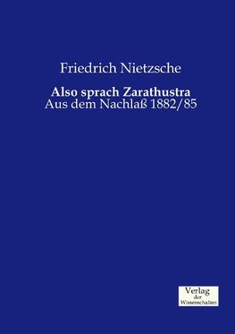 Also sprach Zarathustra