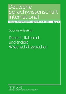 Deutsch, Italienisch und andere Wissenschaftssprachen