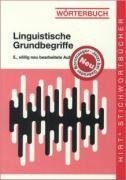 Wörterbuch Linguistische Grundbegriffe