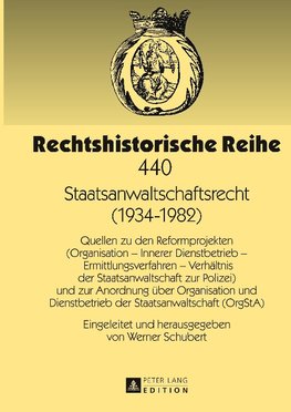 Staatsanwaltschaftsrecht (1934-1982)