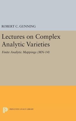 Lectures on Complex Analytic Varieties (MN-14), Volume 14