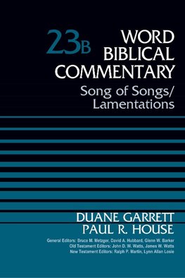 Song of Songs and Lamentations, Volume 23B