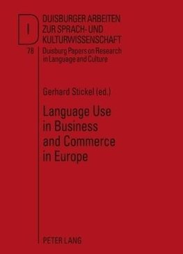 Language Use in Business and Commerce in Europe