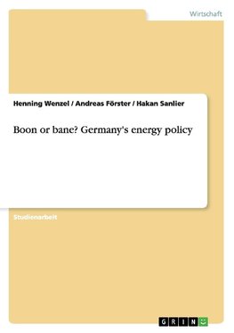 Boon or bane? Germany's energy policy