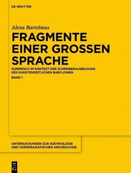 Fragmente einer großen Sprache. Band 1