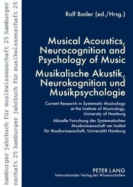 Musical Acoustics, Neurocognition and Psychology of Music .  Musikalische Akustik, Neurokognition und Musikpsychologie