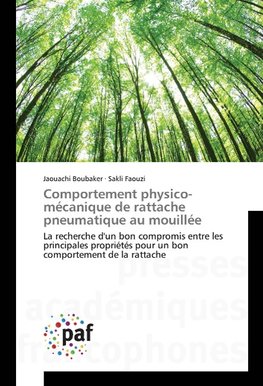 Comportement physico-mécanique de rattache pneumatique au mouillée