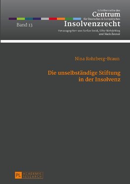 Die unselbständige Stiftung in der Insolvenz