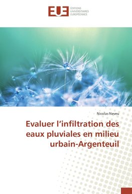 Evaluer l'infiltration des eaux pluviales en milieu urbain-Argenteuil