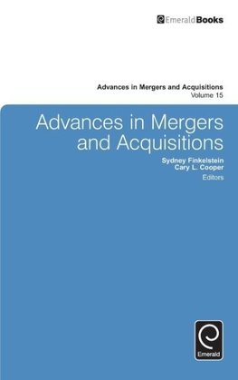 Advances in Mergers and Acquisitions