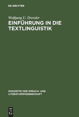 Einführung in die Textlinguistik