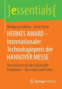 HERMES AWARD - Internationaler Technologiepreis der HANNOVER MESSE