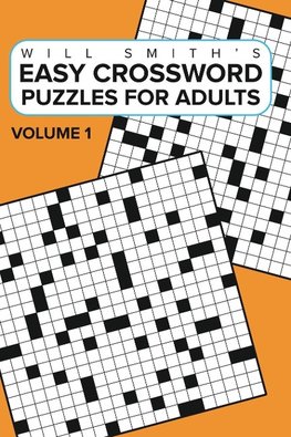 Easy Crossword Puzzles For Adults -Volume 1