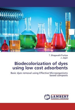 Biodecolorization of dyes using low cost adsorbents