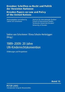 1989-2009: 20 Jahre UN-Kinderrechtskonvention