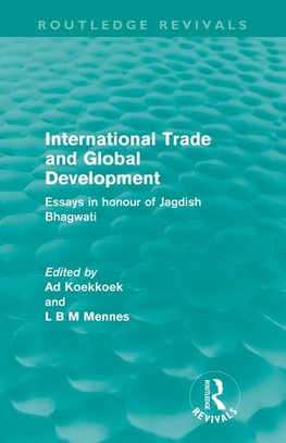 Koekkoek, A: International Trade and Global Development (Rou