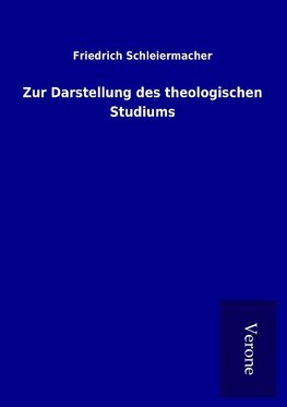 Zur Darstellung des theologischen Studiums