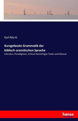 Kurzgefasste Grammatik der biblisch-aramäischen Sprache