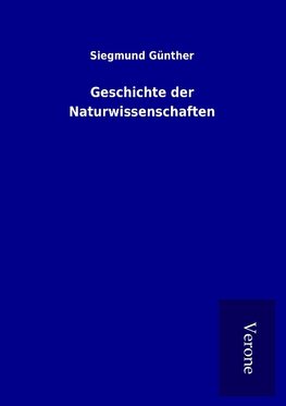 Geschichte der Naturwissenschaften