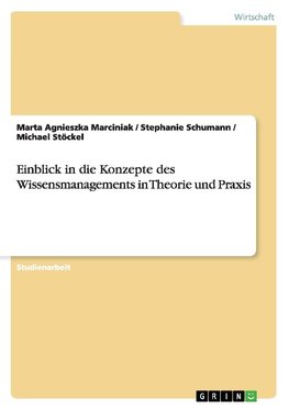 Einblick in die Konzepte des Wissensmanagements in Theorie und Praxis