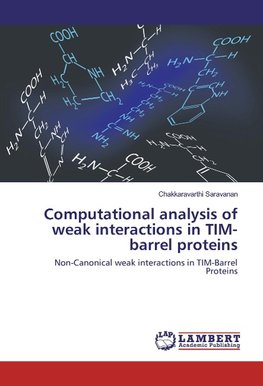 Computational analysis of weak interactions in TIM-barrel proteins