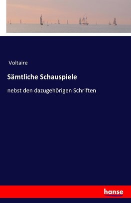 Sämtliche Schauspiele