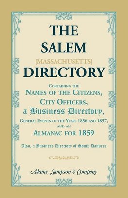 The Salem [Massachusetts] Directory