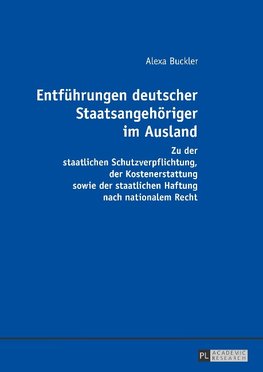 Entführungen deutscher Staatsangehöriger im Ausland