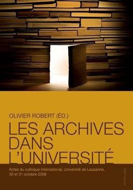 Les archives dans l'université