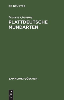 Plattdeutsche Mundarten