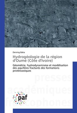 Hydrogéologie de la région d'Oumé (Côte d'Ivoire)