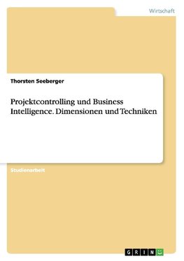 Projektcontrolling und Business Intelligence. Dimensionen und Techniken