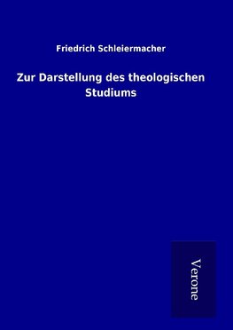 Zur Darstellung des theologischen Studiums