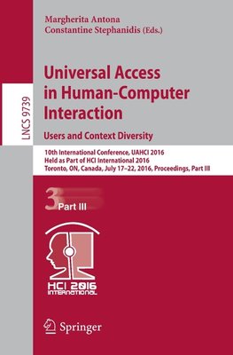 Universal Access in Human-Computer Interaction. Users and Context Diversity