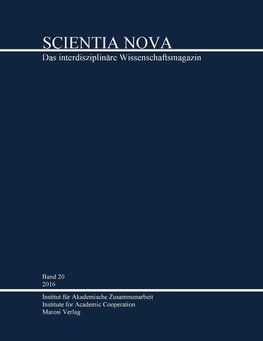 Scientia Nova Band 20, 2016