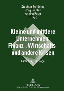 Kleine und mittlere Unternehmen: Finanz-, Wirtschafts- und andere Krisen